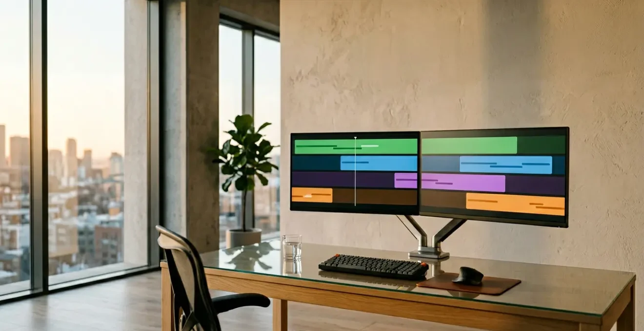 Multiple editing suites connected across continents showing synchronized workflow between editors