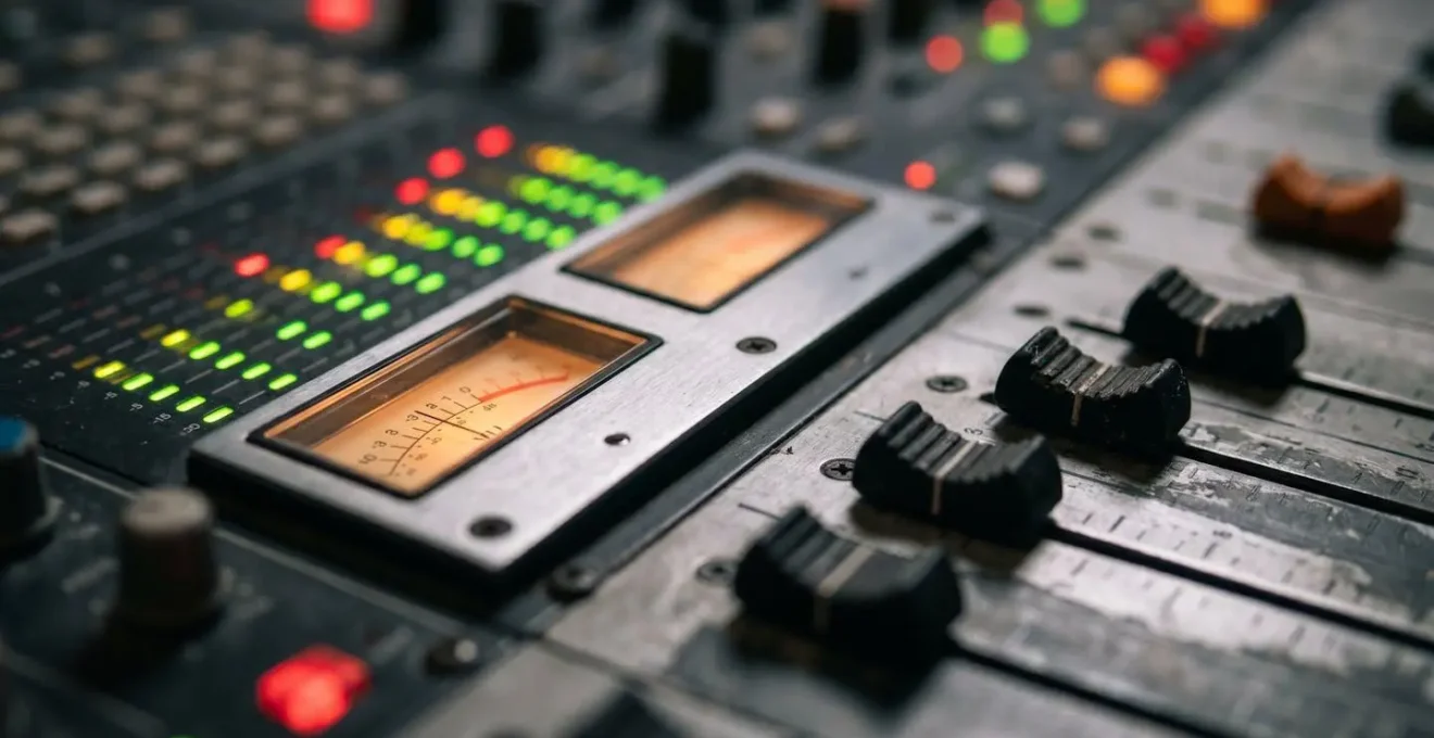 Audio waveform visualization showing overlapping sound waves during a J-cut transition