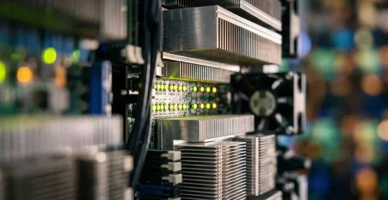 Close-up macro shot of cryptographic hash verification process on professional monitoring equipment