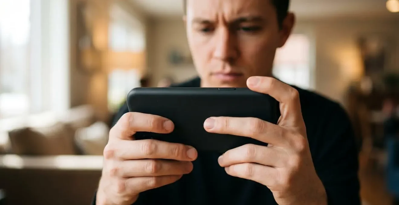 Visual guide showing safe zones for text placement on mobile screens